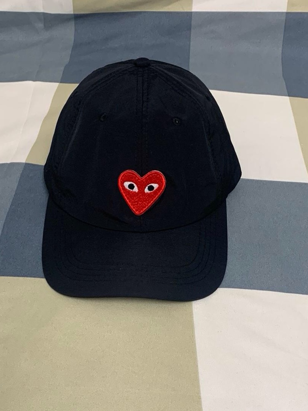 🧚🏻♀️Comme des Garcons Navy Cap with Red Heart Logo